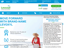 Tablet Screenshot of levoxyl.com